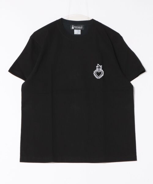 JUGLANS(ユグランス)の「【BIRTHREAD】タトゥー刺繍5.6oz /ロゴTシャツ/メンズ(Tシャツ/カットソー・メンズ・ホワイト系その他3/ホワイト系その他/ブラック系その他2/ブラック系その他3/ブラック系その他/ホワイト系その他2・M/XL/L)」の6枚目の写真