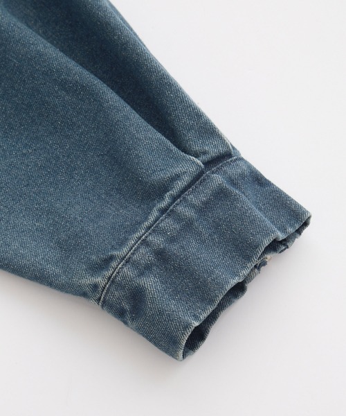 SERACE】Vintage design stand neck denim blouson
