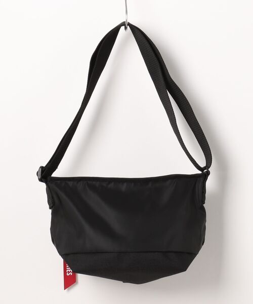 Manhattan Portage（マンハッタンポーテージ）の「Nylon Messenger Bag JR Flap Zipper Pocket ALPHA（メッセンジャーバッグ・メンズ・グレー/ブラック・SMALL）」の4枚目の写真