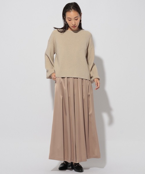 Elura（エルーラ）の「ハイゲージラメリブニット/286177（ニット/セーター・レディース・ライトグレー/グリーン系その他/ベージュ・FREE）」の22枚目の写真