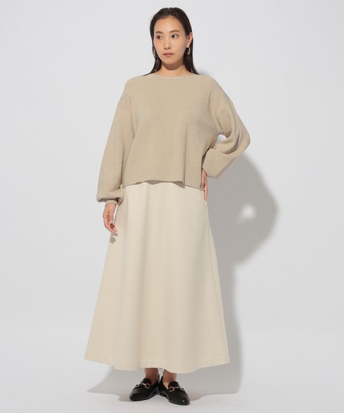 Elura（エルーラ）の「ハイゲージラメリブニット/286177（ニット/セーター・レディース・ライトグレー/グリーン系その他/ベージュ・FREE）」の20枚目の写真