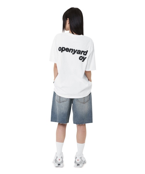 ★OY★WOBBLY LOGO TEE - WHITE★正規品/韓国直送料込/人気 OY/オーワイ』 WOBBLY LOGO TEE/ウォブリーロゴティーシャツ OY