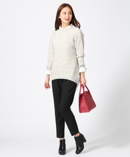 GLOBAL WORK（グローバルワーク）の「レーヨンロングシャツ長袖/568292（シャツ/ブラウス・レディース・ホワイト系その他/ホワイト/ネイビー/オフホワイト/グレー/その他/ダークブルー/イエロー/ワインレッド/その他1・MEDIUM/LARGE/SMALL）」の11枚目の写真