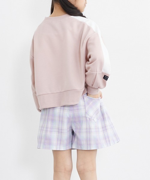 aochan♡sheller♡美品　vividチェックツイードキュロット セール】チェック柄ラップキュロット（女の子）（その他パンツ