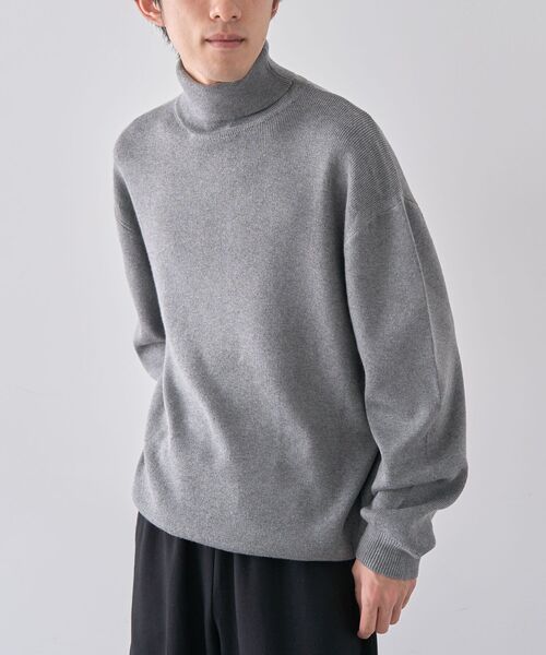 CRAFT STANDARD BOUTIQUE（クラフトスタンダードブティック）の「タートルネックニット（ニット/セーター・レディース・レッド/杢グレー/ブラック/ホワイト系その他・M/XL/L）」の3枚目の写真