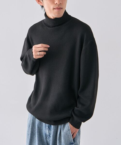 CRAFT STANDARD BOUTIQUE（クラフトスタンダードブティック）の「タートルネックニット（ニット/セーター・レディース・レッド/杢グレー/ブラック/ホワイト系その他・M/XL/L）」の2枚目の写真