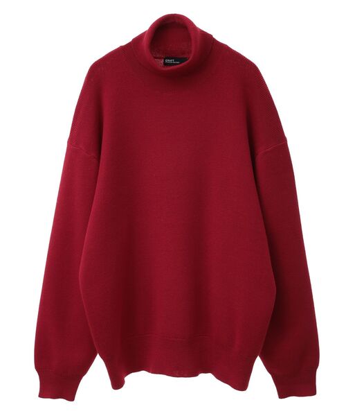 CRAFT STANDARD BOUTIQUE（クラフトスタンダードブティック）の「タートルネックニット（ニット/セーター・レディース・レッド/杢グレー/ブラック/ホワイト系その他・M/XL/L）」の12枚目の写真