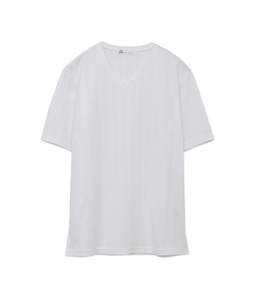 TORNADO MART(トルネードマート)の「ZERO by TORNADO MART∴ランダム針抜きABSテレコ半袖カットソー(Tシャツ/カットソー・メンズ・ホワイト/ブラック・M/LL/L/XXL)」の16枚目の写真