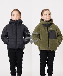 TAION（タイオン）の「【TAION(タイオン)】〈キッズ〉マウンテン リバーシブル ダウン×ボア フーディー（ダウンジャケット/コート）」