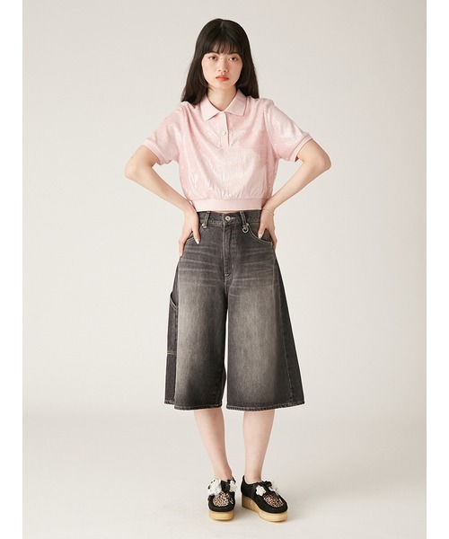 LILY BROWN LB CANDY STOCK スパンコール刺繍パンプス LILY BROWN（リリーブラウン）の「[L.B CANDY STOCK]ストラップ
