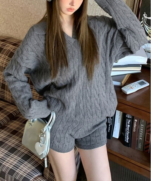 V12 裏起毛 ジップセーター ニット v122220-sw01 V12 裏起毛 ジップ