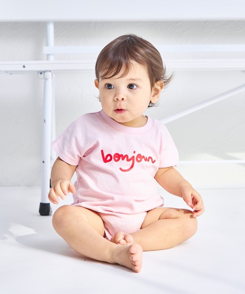 pairmanon（ペアマノン）の「【綿100%】【リンクコーデ】【ベビー】オリジナル プリントロンパース（ロンパース・キッズ・ベージュ系その他/ブラウン系その他/ホワイト系その他/ピンク系その他/オレンジ系その他/グリーン系その他/ブルー系その他/ホワイト系その他2/グリーン系その他2/ピンク系その他2・70/80）」の8枚目の写真