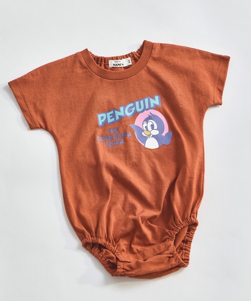 pairmanon（ペアマノン）の「【綿100%】【リンクコーデ】【ベビー】オリジナル プリントロンパース（ロンパース・キッズ・ベージュ系その他/ブラウン系その他/ホワイト系その他/ピンク系その他/オレンジ系その他/グリーン系その他/ブルー系その他/ホワイト系その他2/グリーン系その他2/ピンク系その他2・70/80）」の10枚目の写真