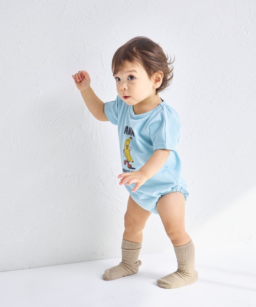 pairmanon（ペアマノン）の「【綿100%】【リンクコーデ】【ベビー】オリジナル プリントロンパース（ロンパース・キッズ・ベージュ系その他/ブラウン系その他/ホワイト系その他/ピンク系その他/オレンジ系その他/グリーン系その他/ブルー系その他/ホワイト系その他2/グリーン系その他2/ピンク系その他2・70/80）」の20枚目の写真