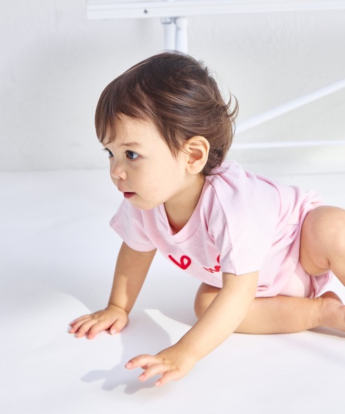 pairmanon（ペアマノン）の「【綿100%】【リンクコーデ】【ベビー】オリジナル プリントロンパース（ロンパース・キッズ・ベージュ系その他/ブラウン系その他/ホワイト系その他/ピンク系その他/オレンジ系その他/グリーン系その他/ブルー系その他/ホワイト系その他2/グリーン系その他2/ピンク系その他2・70/80）」の17枚目の写真