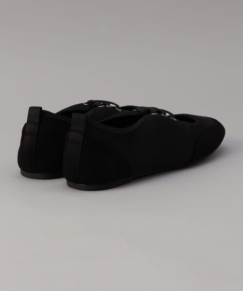 coen（コーエン）の「レースアップバレエシューズ（パンプス・レディース・ブラック/ホワイト・23.5cm/23cm/25cm/24.5cm/24cm）」の10枚目の写真