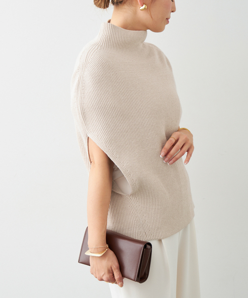 お歳暮 人気 オシャレ LEWES アゼ Classe PONCHO（ニット/セーター）｜Deuxieme トップス