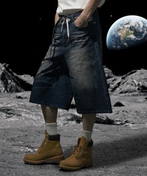 Nebula Fusion(lrt[W)13oz denim double drawst baggy calf pants/13ozfj_uhXgoM[J[tpc(fjpc)