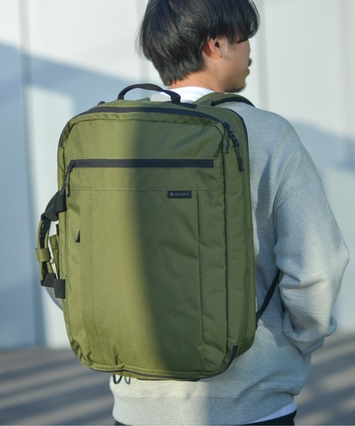Snow Peak（スノーピーク）の「Everyday Use 3Way Business Bag ビジネスバッグ バックパック リュック（バックパック/リュック・メンズ・グレー/オリーブ/ブラック・ONE SIZE）」の9枚目の写真