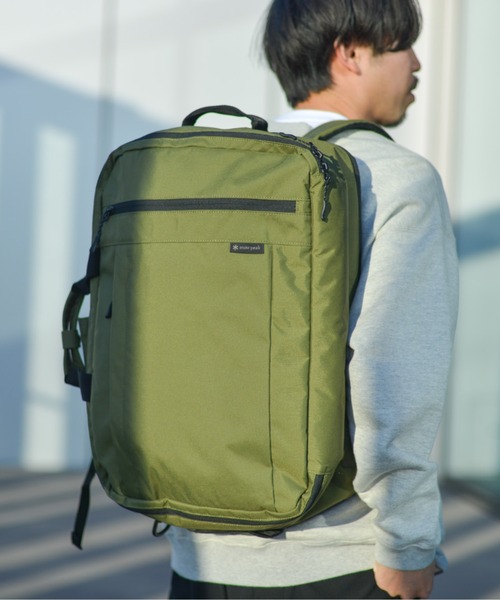 Snow Peak（スノーピーク）の「Everyday Use 3Way Business Bag ビジネスバッグ バックパック リュック（バックパック/リュック・メンズ・グレー/オリーブ/ブラック・ONE SIZE）」の4枚目の写真