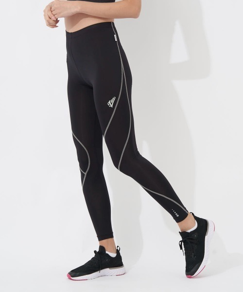 FILA(フィラ)の「ソフトコンプレッションレギンス(レギンス/スパッツ・レディース・ブラック/ネイビー/マルチ/ブラック×ブラック/ブラック×パープル・MEDIUM/SMALL/X-LARGE/LARGE)」の7枚目の写真