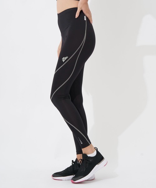 FILA(フィラ)の「ソフトコンプレッションレギンス(レギンス/スパッツ・レディース・ブラック/ネイビー/マルチ/ブラック×ブラック/ブラック×パープル・MEDIUM/SMALL/X-LARGE/LARGE)」の9枚目の写真