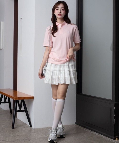 U.S. POLO ASSN.（ユーエスポロアッスン）の「∴WEGO/【26年春夏新カラー登場！】U.S. POLO ASSN.別注ラインポロシャツ（ポロシャツ・メンズ・サックスブルー/アイボリー/ブラック/グレー/ネイビー/コーラル/ライトピンク/グレー系その他/その他1/その他2・SMALL/MEDIUM/LARGE）」の20枚目の写真