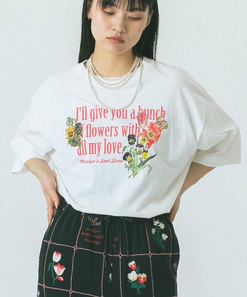 tシャツ (mag.by c)LOGO BIG-TEE レディース mag.by c)LOGO BIG-TEE（Tシャツ/カットソー）｜ROSE BUD