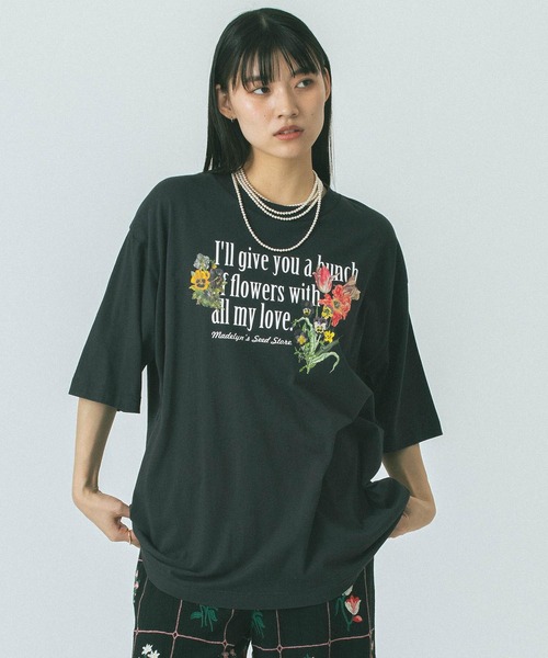 tシャツ (mag.by c)LOGO BIG-TEE レディース mag.by c)LOGO BIG-TEE（Tシャツ/カットソー）｜ROSE BUD