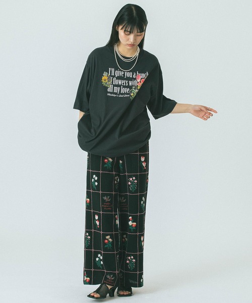 ROSE BUD(ローズバッド)の「(mag.by c)LOGO BIG-TEE(Tシャツ/カットソー・レディース・ブラック/ホワイト・ONE SIZE)」の21枚目の写真