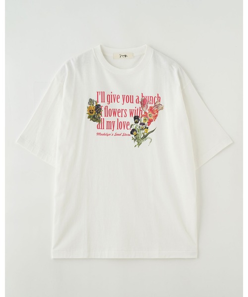 ROSE BUD(ローズバッド)の「(mag.by c)LOGO BIG-TEE(Tシャツ/カットソー・レディース・ブラック/ホワイト・ONE SIZE)」の16枚目の写真