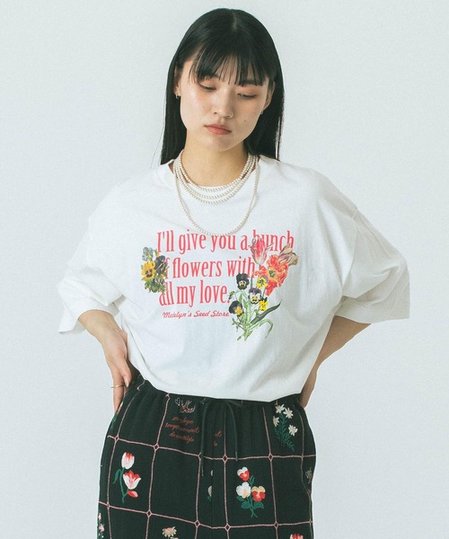 tシャツ (mag.by c)LOGO BIG-TEE レディース mag.by c)LOGO BIG-TEE（Tシャツ/カットソー）｜ROSE BUD