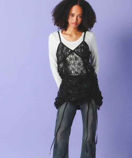 セール】【2025SS】2WAYレースキャミワンピース2（ワンピース