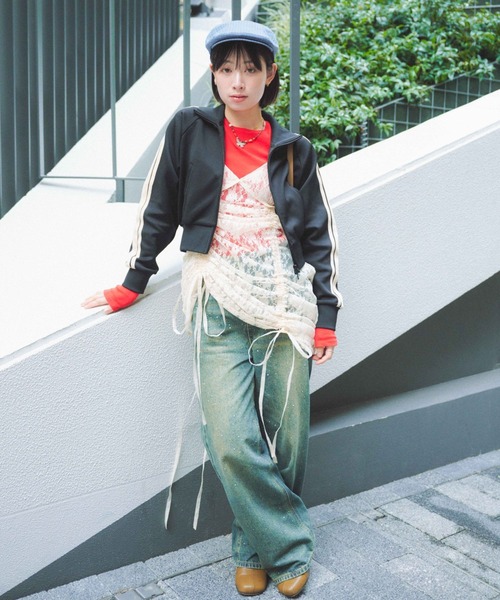 FOREVER 21(フォーエバー トゥエンティーワン)の「【2025SS】2WAYレースキャミワンピース2(ワンピース・レディース・ブラック/ナチュラル/ピンク・FREE)」の8枚目の写真