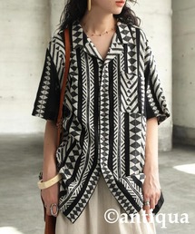 エスニック柄シャツ