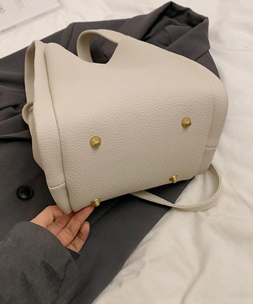 Miniministore（ミニミニストア）の「韓国風ショルダーバッグ ポーチ付きカバン（ショルダーバッグ・レディース・ベージュ/オフホワイト/ダークグレー/ブラック・FREE）」の20枚目の写真
