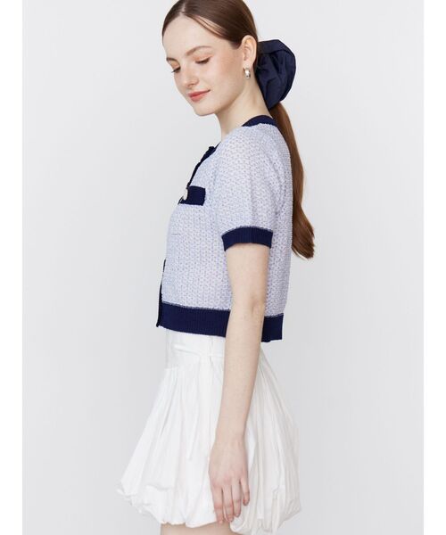 SUMMER TWEED KNIT CD/サマーツィードニットカーディガン
