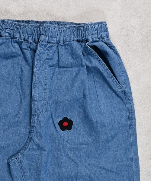 MARKEY'S（マーキーズ）の「おはないっぱいデニムパンツ/おとな（デニムパンツ・レディース・ライトブルー/ブラック・160cm）」の5枚目の写真
