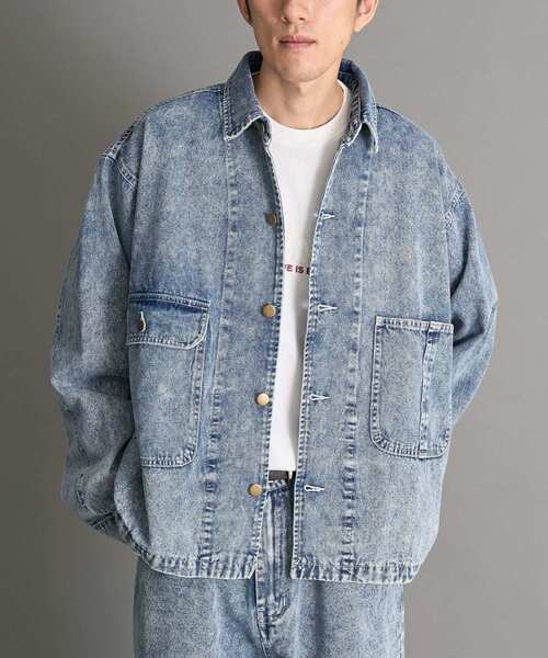 CRAFT STANDARD BOUTIQUE(クラフトスタンダードブティック)の「デニムジャケット(デニムジャケット・メンズ・インディゴブルー/ブラック・XL/L/M)」の3枚目の写真