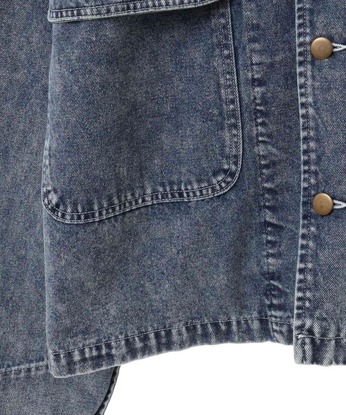 CRAFT STANDARD BOUTIQUE(クラフトスタンダードブティック)の「デニムジャケット(デニムジャケット・メンズ・インディゴブルー/ブラック・XL/L/M)」の18枚目の写真