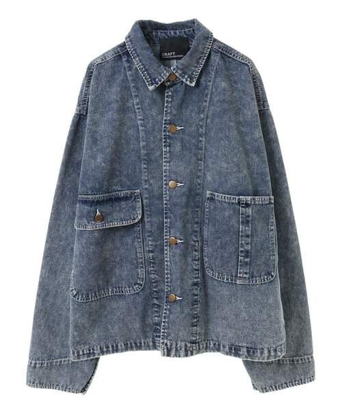 CRAFT STANDARD BOUTIQUE(クラフトスタンダードブティック)の「デニムジャケット(デニムジャケット・メンズ・インディゴブルー/ブラック・XL/L/M)」の8枚目の写真