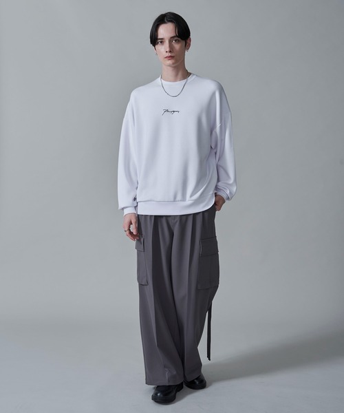 BROWNY(ブラウニー)の「BROWNY/アクセ付きフォトグラフィックプルオーバー(スウェット・メンズ・ホワイト/ブラック・LARGE/MEDIUM)」の18枚目の写真