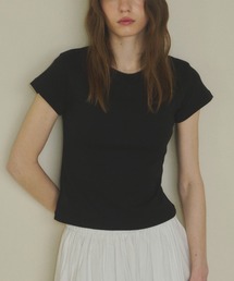 GIUNON | back line rib t-shirt / バックラインリブTシャツ(Tシャツ/カットソー)