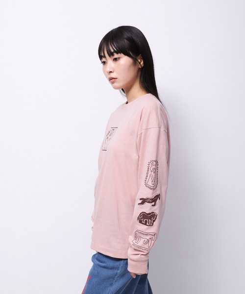 Common Noun(コモン ナウン)の「“HORSE” norahi 天竺ロンT(Tシャツ/カットソー・レディース・ホワイト/ピンク/杢グレー・M/L)」の18枚目の写真