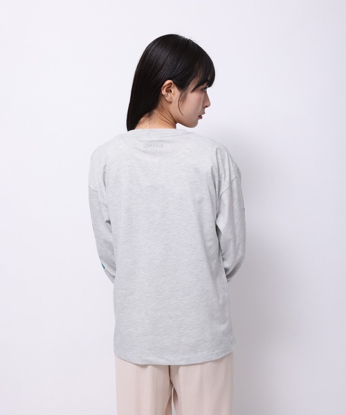 Common Noun(コモン ナウン)の「“HORSE” norahi 天竺ロンT(Tシャツ/カットソー・レディース・ホワイト/ピンク/杢グレー・M/L)」の13枚目の写真