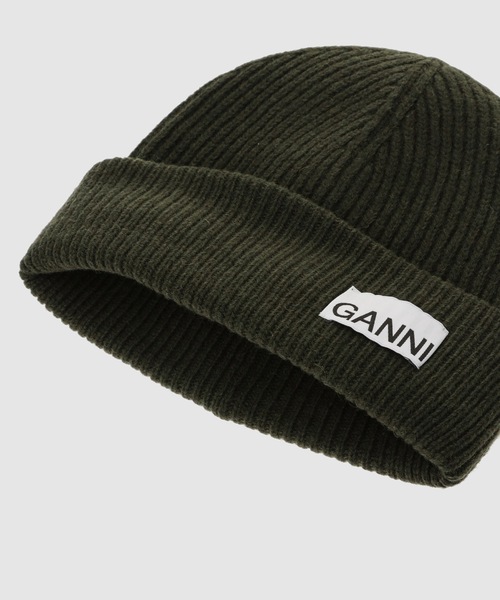 セール】Light Structured Rib Knit Beanie（ニットキャップ