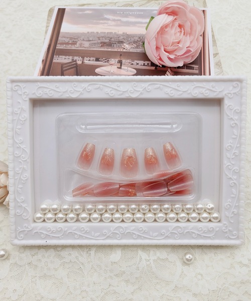 Lace Ladies（レースレディース）の「3D アート付き クリアカラー ネイルチップ セット（ネイルシール/ネイルチップ・レディース・B/A/D・FREE）」の11枚目の写真