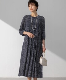 23区（ニジュウサンク）の「【接触冷感/吸水速乾/洗える】ペインティングプリント ワンピース（ワンピース・レディース）」