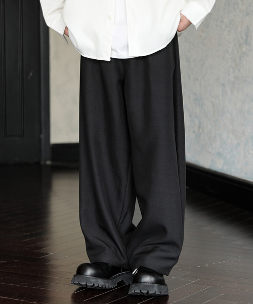 neos(ネオス)の「【neos】ルーズシルエット バルーン カーブ スラックス パンツ(スラックス・メンズ・モカ/グレー/ブラック/グレイッシュベージュ・MEDIUM/LARGE)」の5枚目の写真