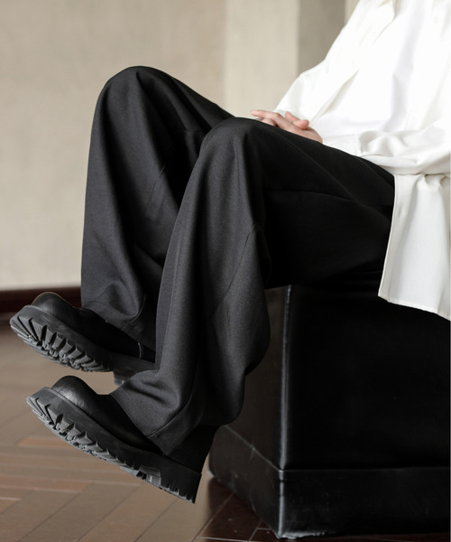 neos(ネオス)の「【neos】ルーズシルエット バルーン カーブ スラックス パンツ(スラックス・メンズ・モカ/グレー/ブラック/グレイッシュベージュ・MEDIUM/LARGE)」の8枚目の写真